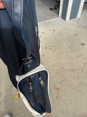 Jones Ritz-Carlton Members Travel Club Golf Bag Navy White  display picture 3