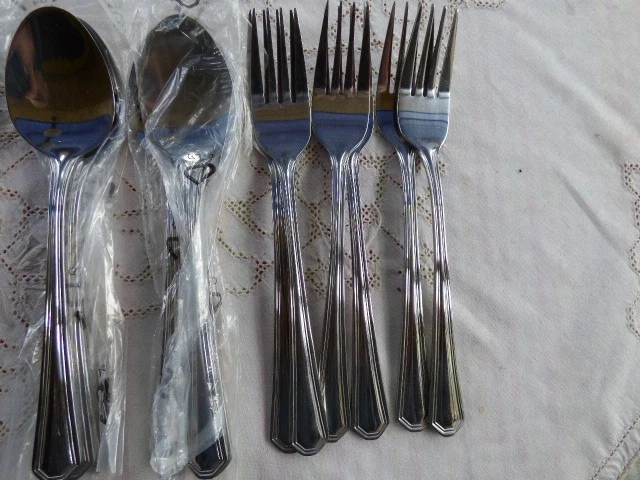 Besteck Edelstahl rostfrei für 6 Personen - Bild 3 von 4