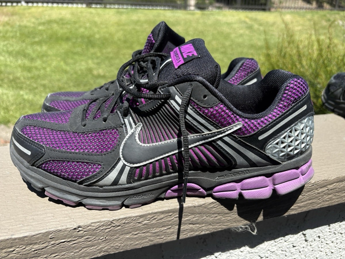 Nike Zoom Vomero 5 Sneakers Black Vivid Purple Box Men's 13 | eBay
