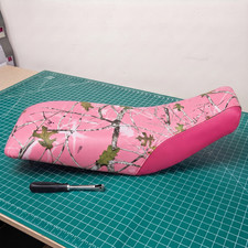 Honda Trx 400ex Seat Cover For 2008 To 2014 Models Pink Camo Vinyl Seat Cover Honda Trx 400ex Seat Cover For 2008 To 2014 Models Pink Camo Vinyl Seat Cover