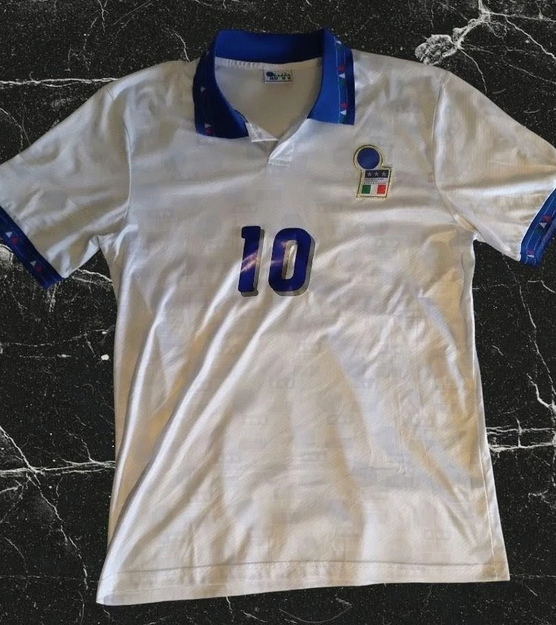 Maillot Diadora Italia Mondiale 1994 - Roberto Baggio N°10 - Neuf Avec étiquettes