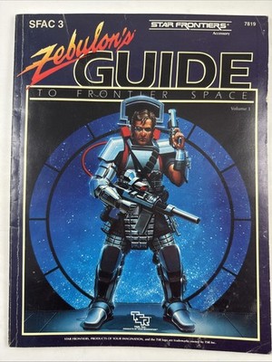 Zebulon's Guide to Frontier Space  (Star Frontiers SFAC3 #7819) NOT REPRINT wMAP