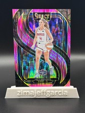 2025 Panini Select WNBA - Premier Level Jacy Sheldon #198 Pink Ice Prizm