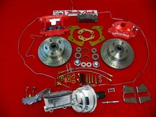 1959-1964 Impala Power Disc Brake Kit Wilwood Calipers Full Line Kit
