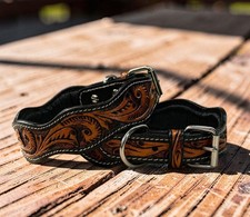 Western Genuine Leather Heavy Duty Dog Collar...
