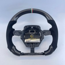 Per Lamborghini Huracan 2015+ Volante Personalizzato Alcantara Vera Fibra di Carbonio