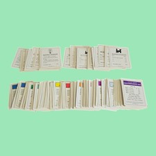 6 COMPLETE Sets Monopoly Property Title Deed ...