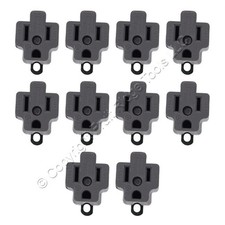 10 Bryant/Hubbell Plug-In 3-Prong Grounding Adapters 15A 125V 5272
