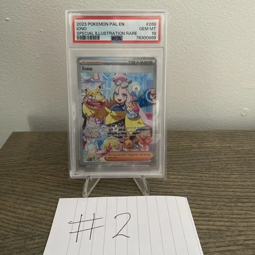 Iono 269/193 PSA 10 Paldea Evolved Pokemon Card
