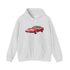 Vintage Classic Corvette Graphic Hoodie NEW Unisex Heavy Hooded Sweatshirt