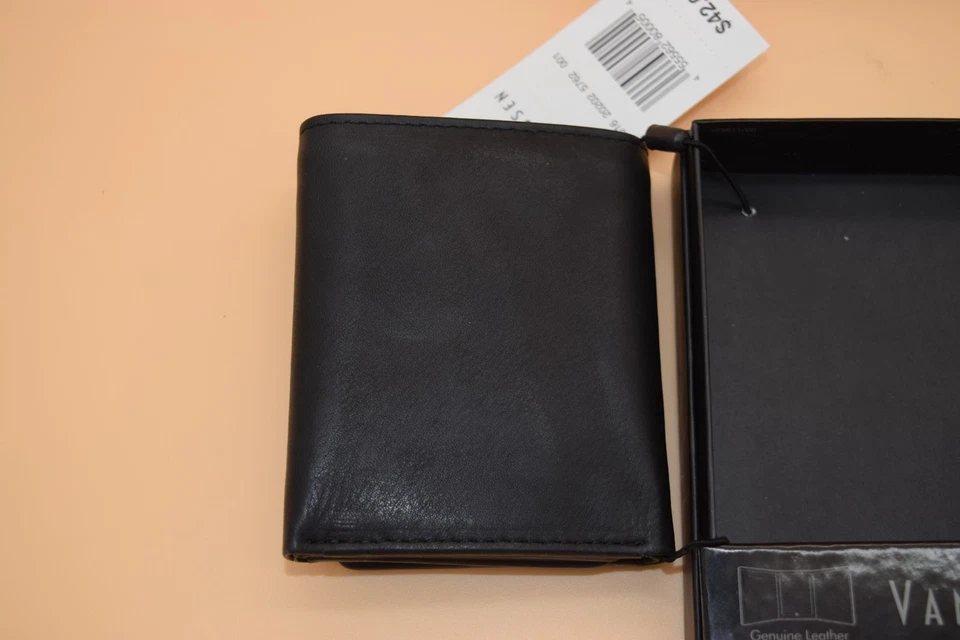 Van Heusen Men's Black Tri Fold Wallet NEW - Image 4 of 4