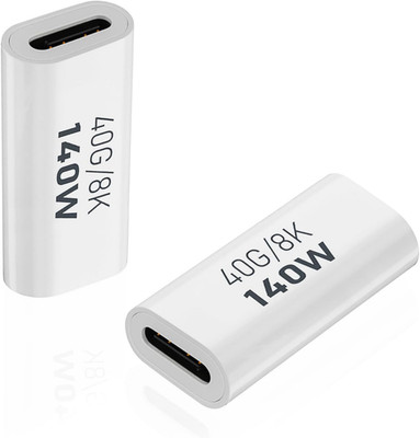 Areme 2 Pack USB C Female to Female Adapter, USB Type C Coupler Extender Support