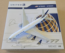 1:400 Boeing 777-200 United Airlines N78001 post-merger livery JC Wings