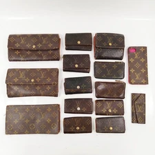 NO TARIFF Louis Vuitton Monogram Key Case Coin Purse 15 piece set 581087