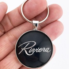 Vintage 1979-1985 Buick Riviera Emblem Badge Logo 1.2 Diameter Keychain Vintage 1979-1985 Buick Riviera Emblem Badge Logo 1.2 Diameter Keychain