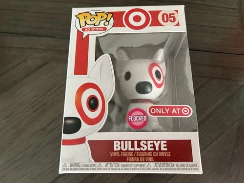 Funko Pop! Ad Icons - Bullseye (Flocked) - Target (Exclusive) #05 & Protector