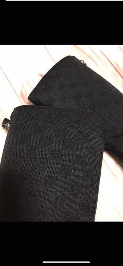 GUCCI Boots Heel GG Canvas Black EU36.5/US6.5 113171c thumbnail 3