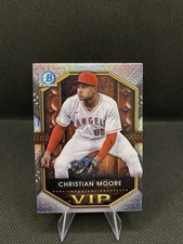 2025 Bowman VIP Very Important Prospects Christian Moore #VIP-12 Mojo Refractor