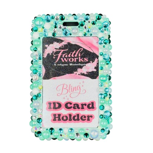 Bling Pearl Name Badge Card Holder Replacement (Reel Clip Not Included) Purple - 第 41/48 張圖片