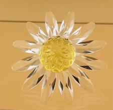 🌼 Swarovski Crystal SCS 1999 Gift Yellow Marguerite Daisy Flower Figurine, MIB
