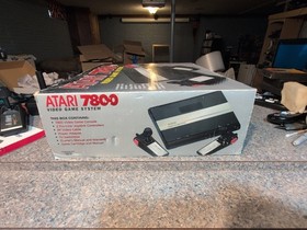 Atari 7800 Console With 16 Games In box Tested Defender Shark Attack  Pac Man 