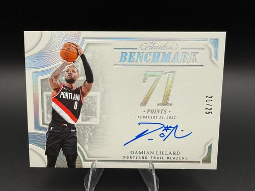 2024-25 Panini Flawless Damian Lillard Benchmark Signatures AUTO /25 #BEN-DLI