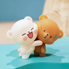 Milk Mocha Bear: Milk Mocha Hugging Figurine
