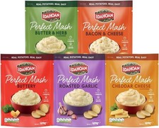 Idahoan Perfect Mash Potato Variety Pack of 5 x 109g - Instant Mashed Potato