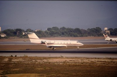 Dia N16NK Gulfstream G-II 35mm gerahmt OP-N11-53
