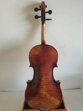 Top Grade 4/4 violin Solid flamed maple back spruce top hand carved 2761