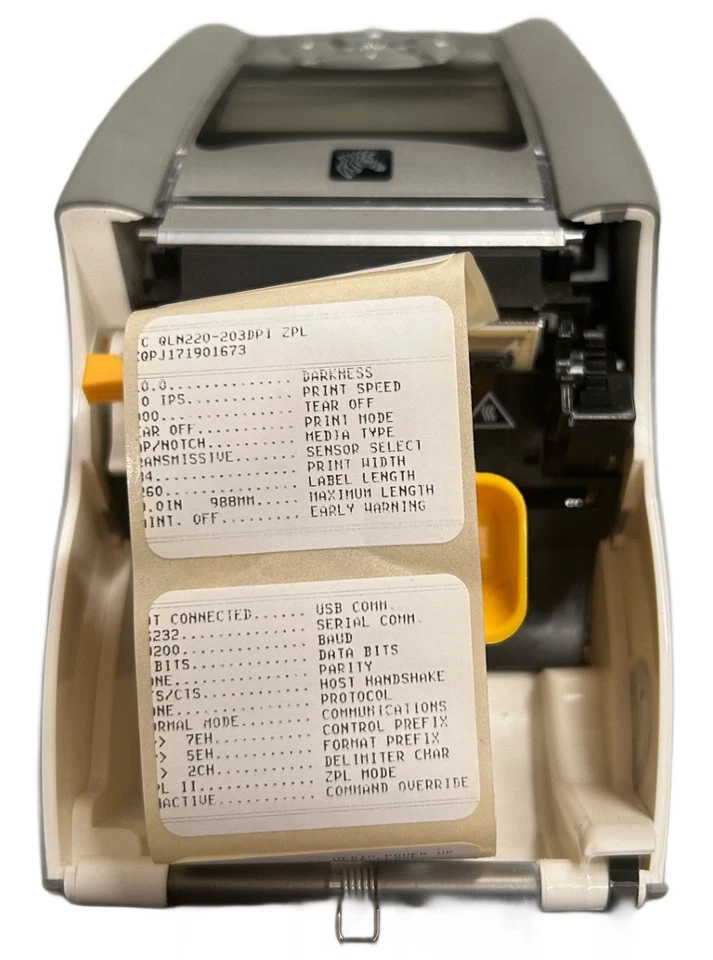 Imprimante thermique d'étiquettes mobile Zebra QLn220 monocroma - Immagine 3 di 4