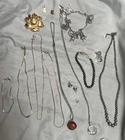 Mixed Jewelry Lot Silver, 14kGF, Trifari Monet, Costume Jewelry