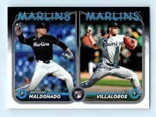 2024 Topps Update Anthony Maldonado / Eli Villalobos Rookie Miami Marlins #US305