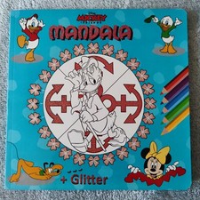 Walt Disney Mandala Glitzer-Malbuch  f&uuml;r Kinder