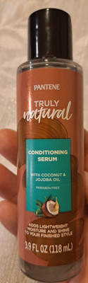 NEW Pantene Truly Natural Conditioning Serum, 3.9 Fl Oz. Jojoba Oil & Free Ship