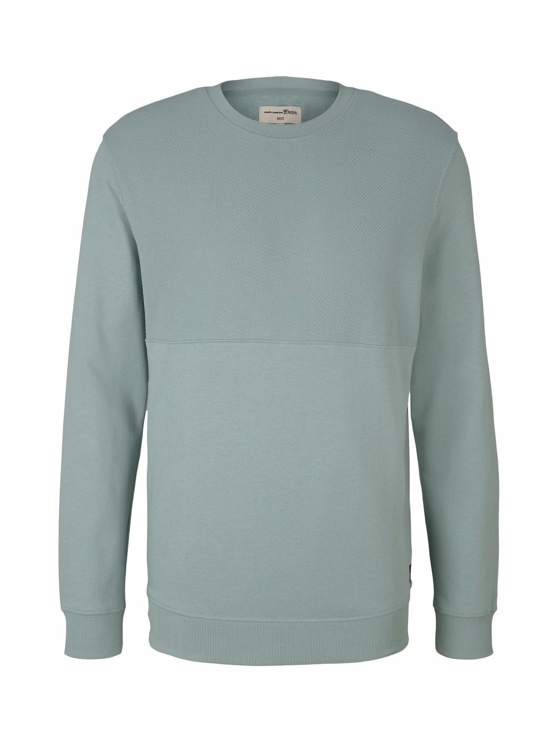 Джинсовая толстовка Tom Tailor с КРУГЛЫМ ВЫРЕЗОМ XS S M L XL XXL Blau Baumwolle 6890₽