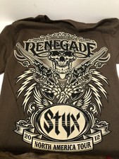 styx tour t shirts 2012