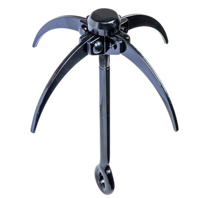 Hiking Rock Climbing 4 Folding Claw Stainless Steels Survival Grappling Hook