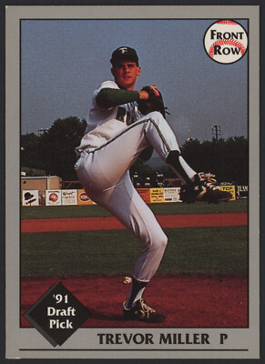 1991 Front Row Trevor Miller Tigers Draft Pick Rookie RC