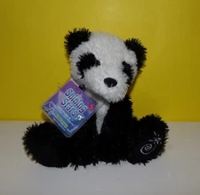 Russ Berrie Shining Stars Panda Bear Brand New/Sealed Code 8" Bean Plush