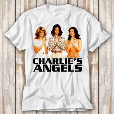 Charlies Angels 70s TV Farrah Fawcett Hawaii Five-O Magnum T-Shirt Top Tee 4197