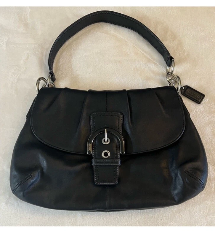 Coach Soho black leather shoulder bag A1273-F17217 | eBay