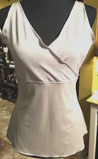 Spanx Nude (Beige) Criss Cross Control Top Under Garment Sz. XL Shapewear