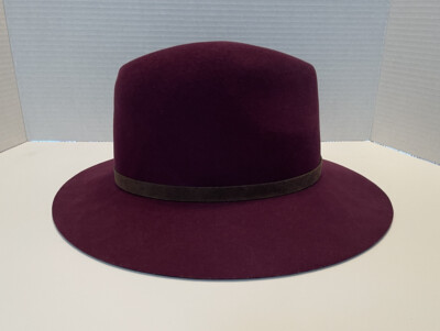 Rag & Bone Fedora Hat ? rag & bone M1005 Floppy Brim Brown Wool Fedora Hat Size  main image 3