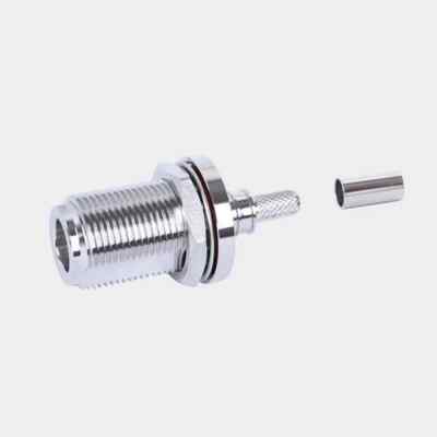 N Typ Weiblich Jack Bulkhead LMR-195 Connector EZ-195-NF-BH-X Times Microwave