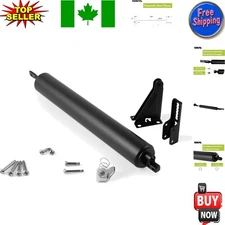 Elegant Heavy-Duty Storm Door Closer with Adjustable Speed - Matte Black Finish