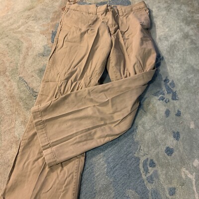 mens old navy khaki loose fit pants- 34/30