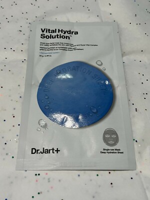 Dr. JART + Vital Hydra Solution Deep Hydration Sheet Facial Mask 25g/.88oz *ONE
