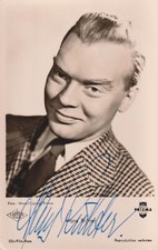 HANS RICHTER autografo originale firmato UFA cartolina anni 50