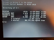 FreeDOS 1.2 Bootable or Installable MS DOS Compatible OS 16G USB Stick